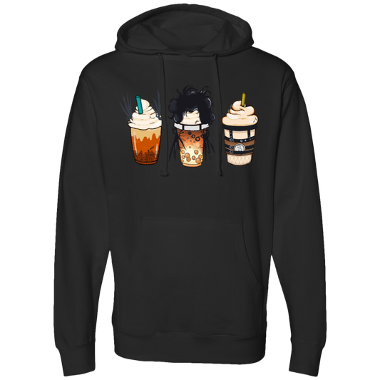 Edward Scissor Hands coffee latte SS4500 Midweight Hooded Sweatshirt