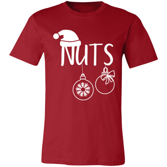 NUTS Christmas Shirt 3001C Unisex Jersey Short-Sleeve T-Shirt