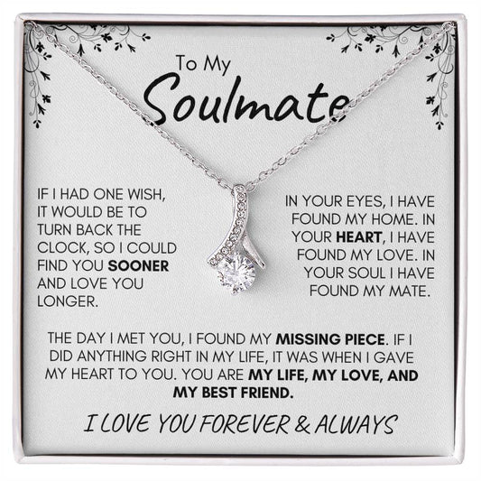 To My SoulMate | If I Had One Wish | Alluring Beauty Necklace