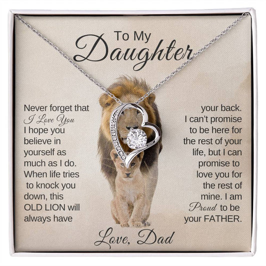 To My Daughter | This Old Lion | Forever Love Necklace